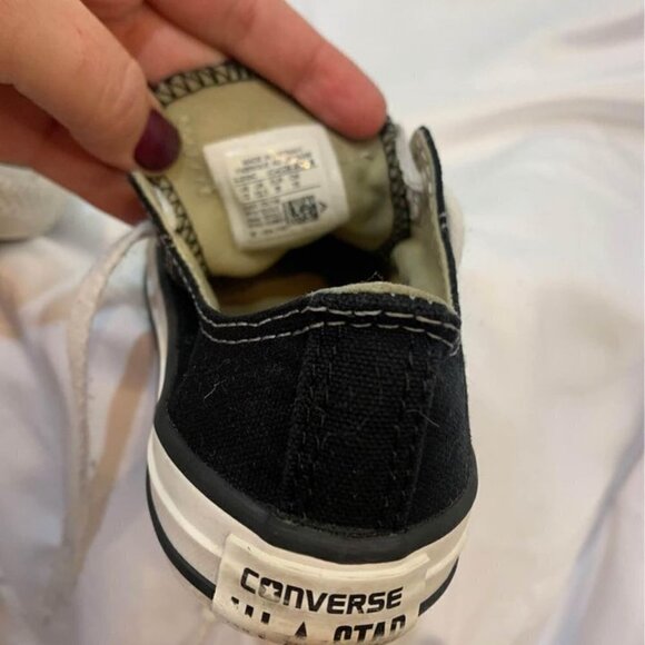 Converse Allstar sneakers. Youth size 13. Excellent condition. black and white. - Picture 6 of 7